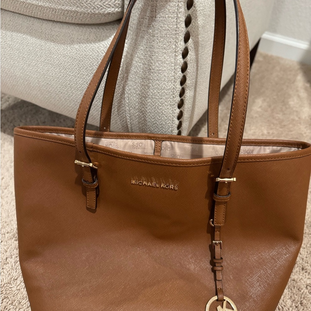 Michael Kors Tan Leather Tote